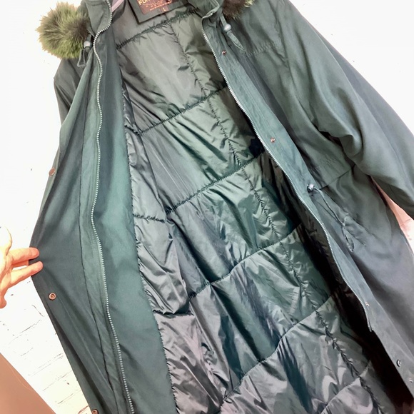 |•FORECASTER•| The Warmest Winter Jacket Ever! 🥶🔥😲😁Insulated Green Winter Coat - Picture 12 of 16